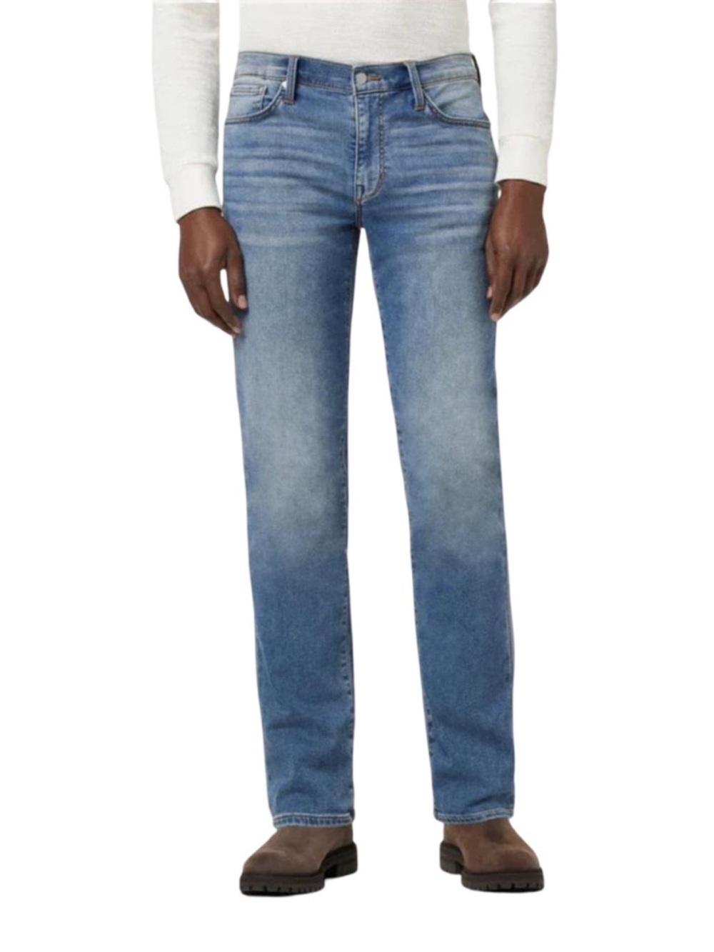 Joes Jeans Brixton Straight Narrow Jean Mens Denim Pants in Magnolia Med Blue 34